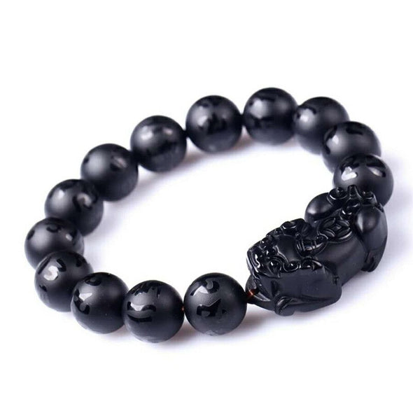 14mm Natural Stone Black Obsidian Round Beads