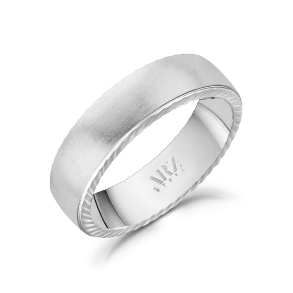 6mm Matte Flat Engravable Band