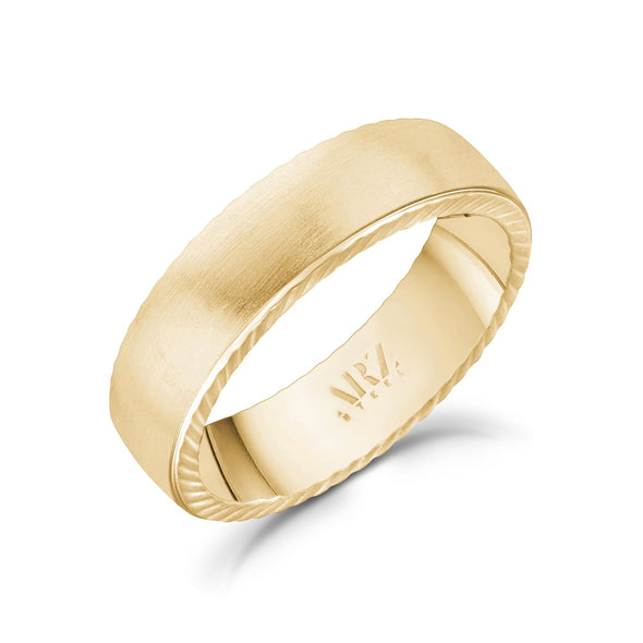 6mm Matte Flat Engravable Band