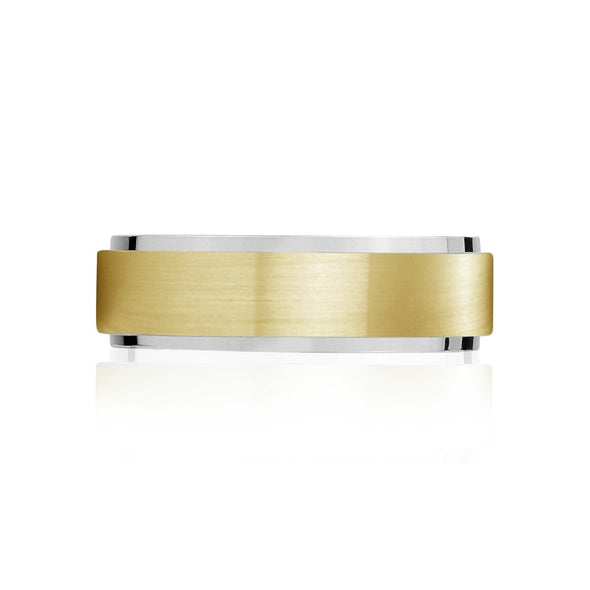 7mm Matte Gold Engravable Band