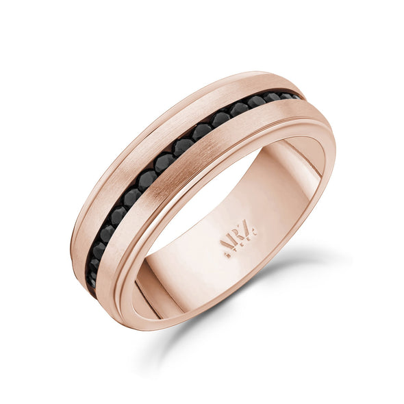 Black Stone Engravable Matte Band