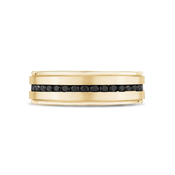 Black Stone Engravable Matte Band