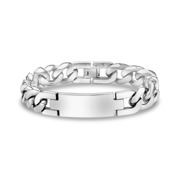 14mm Cuban Link Engravable ID Bracelet