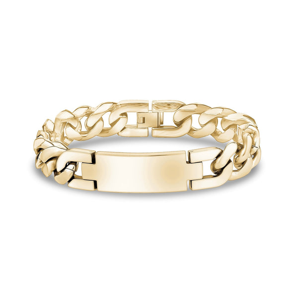 14mm Cuban Link Engravable ID Bracelet