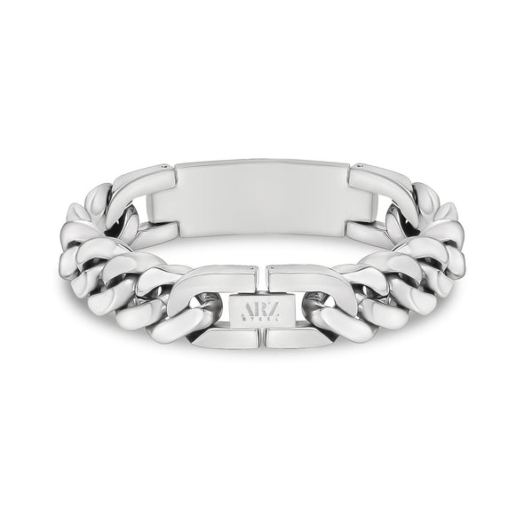 14mm Cuban Link Engravable ID Bracelet