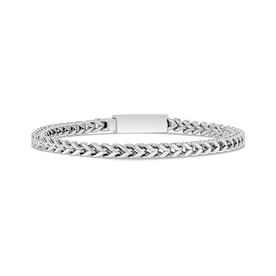 4mm Franco Link Engravable Bracelet