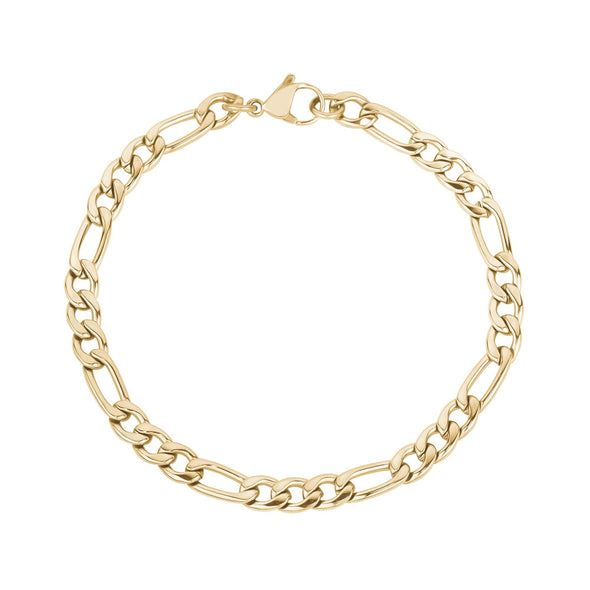 5mm Figaro Link Bracelet