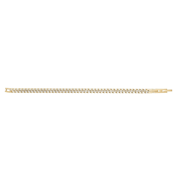 5mm Two Tone Cuban Link Bracelet