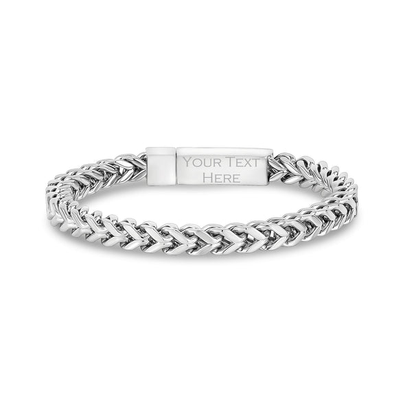 6mm Franco Link Engravable Bracelet