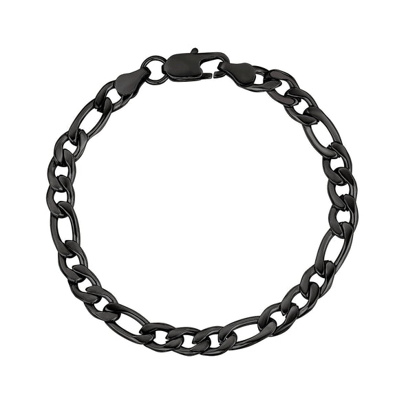 7mm Figaro Link Bracelet