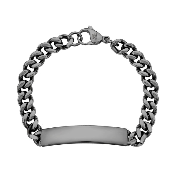 8mm Cuban Link Engravable ID Bracelet