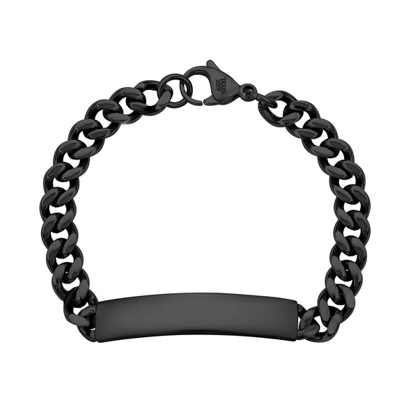 8mm Cuban Link Engravable ID Bracelet