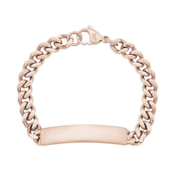 8mm Cuban Link Engravable ID Bracelet