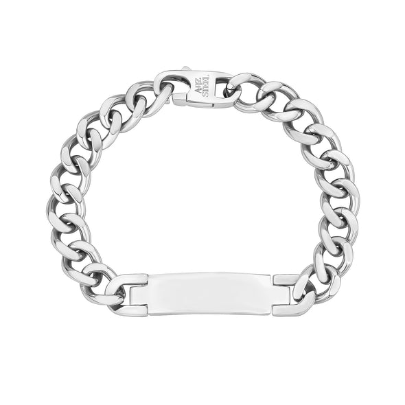 9.5mm Cuban Link Engravable ID Bracelet