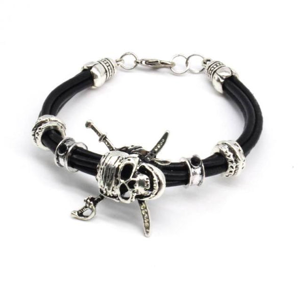 Classic Leather Dragon Bracelet