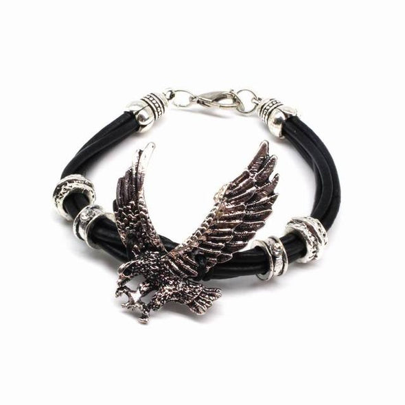 Classic Leather Dragon Bracelet