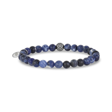 6mm Blue Sodalite Stretch Bead Bracelet