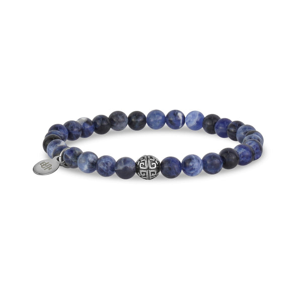 6mm Blue Sodalite Stretch Bead Bracelet