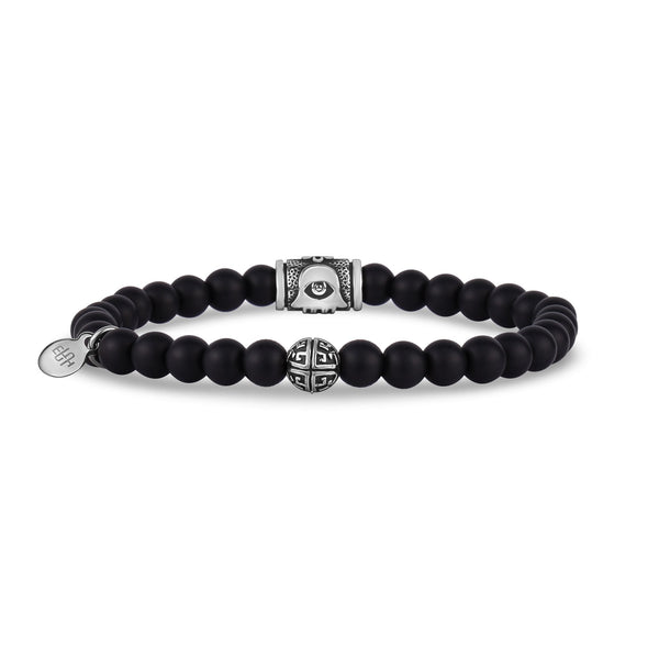 6mm Hamsa Stretch Bead Bracelet