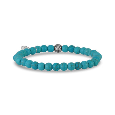 6mm Neo Turquoise Stretch Bead Bracelet