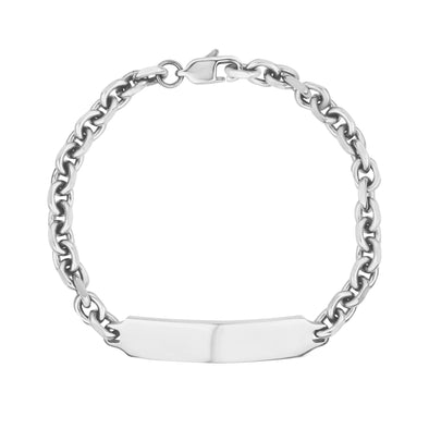 5mm Anchor Link Engravable ID Bracelet