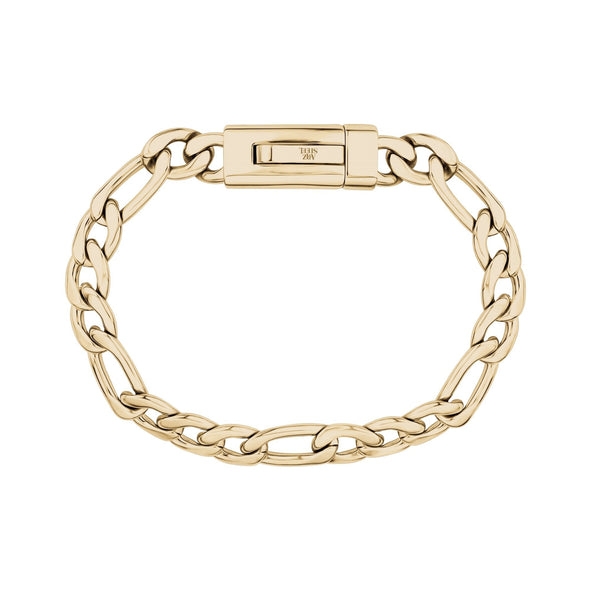 9mm Figaro Link Engravable Bracelet