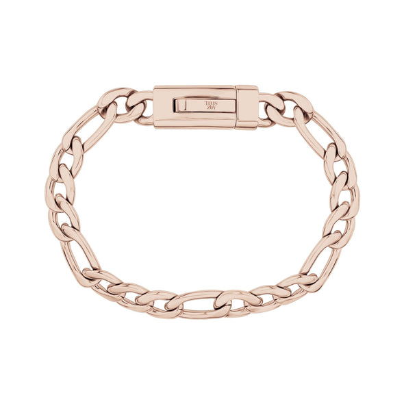 9mm Figaro Link Engravable Bracelet